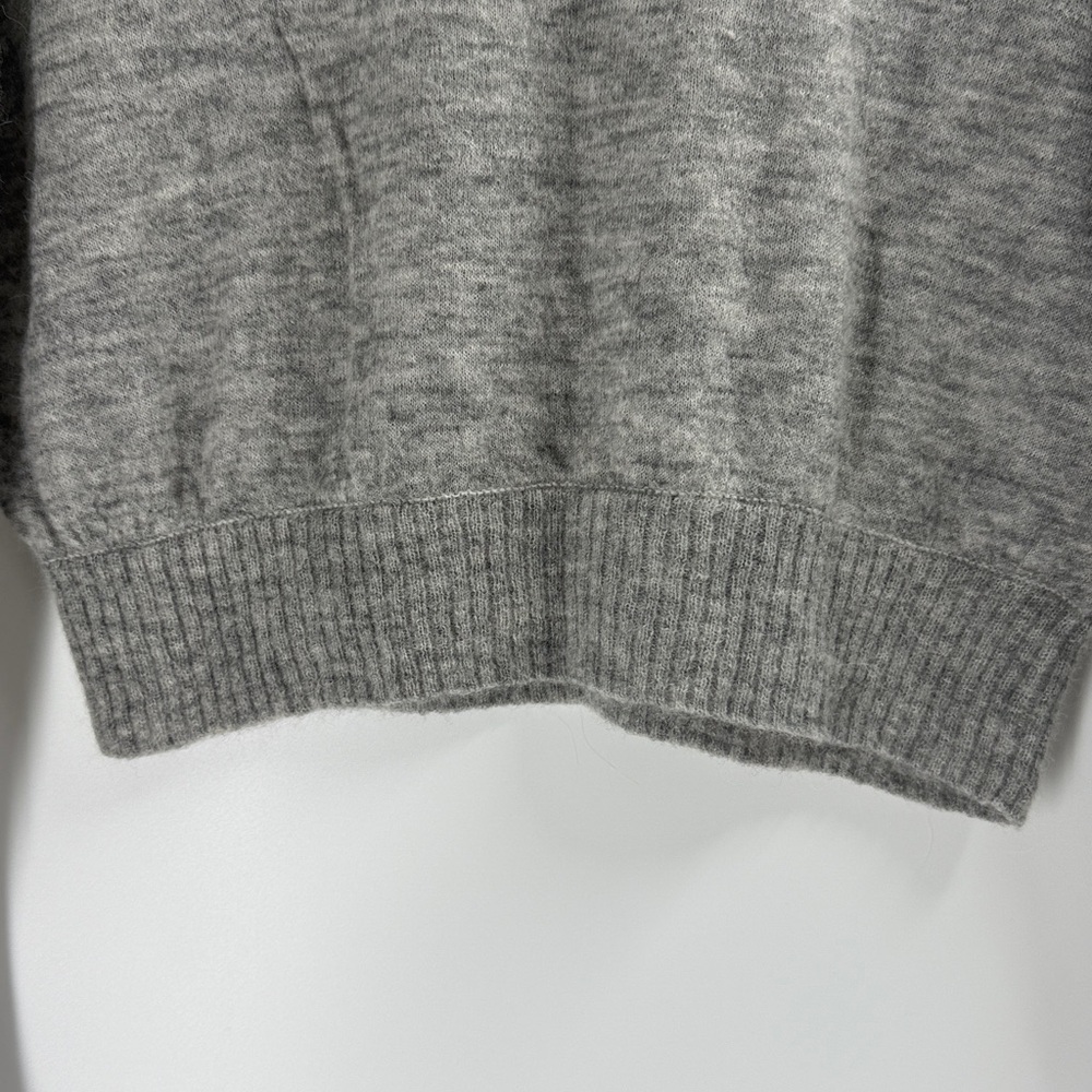 Zara wool alpaca blend lightweight sweater basic layering long sleeve soft cozy - Picture 7 of 9